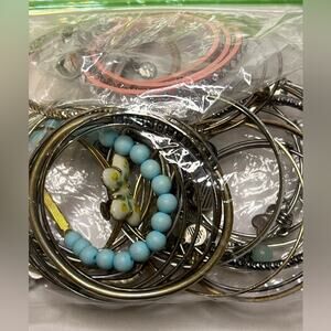 Grab Bag 20+ bracelets. Mix of charm and bangles.